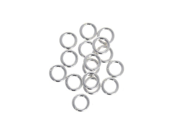 5mm (19 Gauge) Jump Rings 925 Sterling Silver Open - 25 pcs