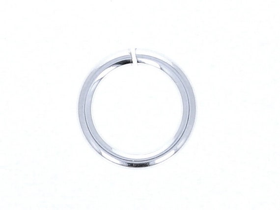 9mm, Thick 16 gauge Open Jump Rings. Sterling Silver .925 High Polished  Open Rings. 10 pieces, Split Ring. Open rings. High Polished.