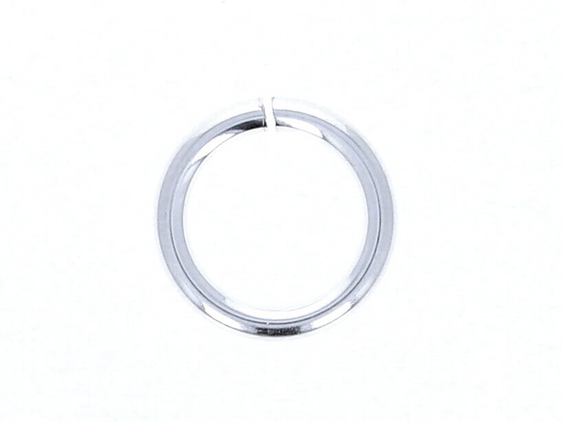 50pcs 5mm 18 Gauge Open Jump Rings - Sterling Silver .925 High Polished - Mayas Gems