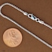 Round Box Chain, 2mm Round Box Chain, Sterling Silver Chain, .925 ...