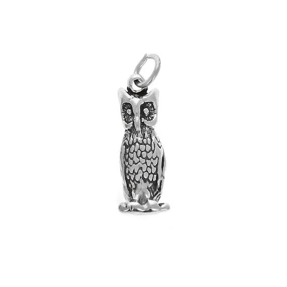 Small Moose Charm Antiqued Sterling Silver Small Moose Charm Antiqued Sterling Silver