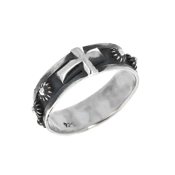 Sterling Silver 5mm Wide Antiqued Bead Design Toe Ring Sterling Silver 5mm Wide Antiqued Bead Design Toe Ring