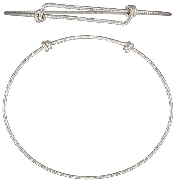 Diamond-cut Sparkle Wire Bangle Bracelet Sterling Silver Diamond-cut Sparkle Wire Bangle Bracelet Sterling Silver