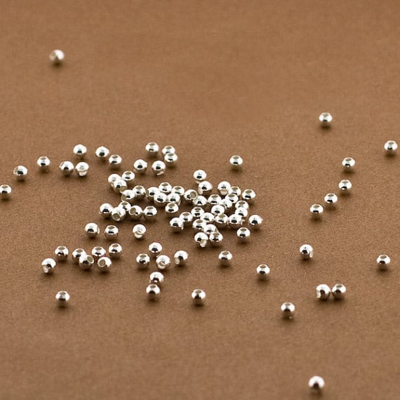 9mm Sterling Silver Seamless Beads 10 Pack 35577