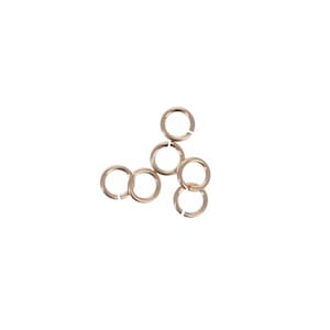 100PC, 2.5mm 24gauge, 14kt Gold Filled, Open Jump Rings, Mini Open Jump Rings, Gold Split Loops, Jewelry repair and design. MIni Jump Rings