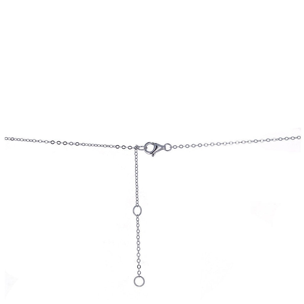 S925 Silver Four-prong Cubic Zirconia Ring for Women, Open