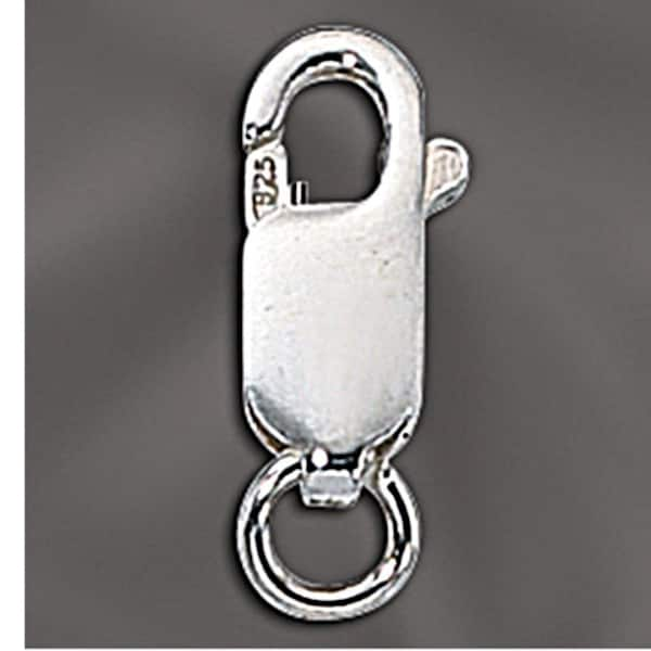 5pc, Sterling Silver Lobster Clasp, .925 Lobster Claw Clasps, Rectangle Triggers, Wholesale, All sizes, Small and Large Sizes Available