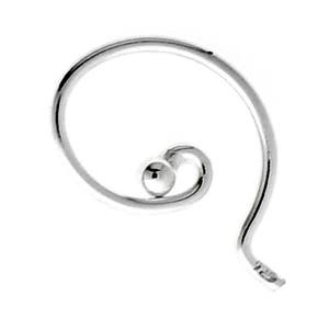 Stainless Steel Earring Hooks Earwires 20 Gauge Simple Design