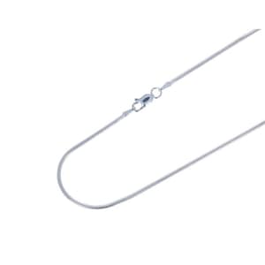 Schlangenkette, 1,5 mm Schlangenkette, Sterling Silber Kette, .925, Alle Längen, 16 ", 18 ",20 ",22 " , 24 " " , 30 " , SNK040 , Made in Italy .""" Rund Poliert.