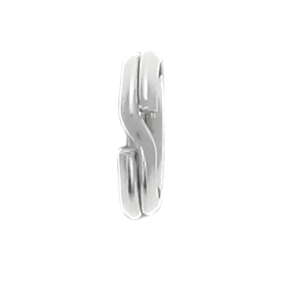 HUIHUIBAO 100 Pieces 10mm Split Rings Smooth Round Edge Key Chain