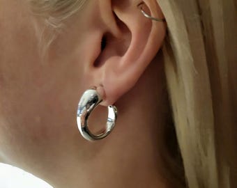 アクセサリー R.ALAGAN PUFFY HOOPS silver R.ALAGAN PUFFY HOOPS silver