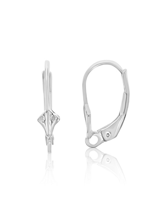 6 Pairs, Sterling Silver Leverback Earrings, Lever Backs, 6