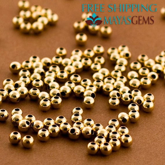 Wholesale High Quality Different Size Round 14k Gold Filled Beads For  Jewelry Making - Buy Gold Filled Beads,14k Gold Filled,Beads For Jewelry  Making