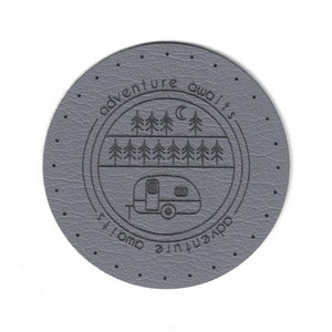 Toppa rotonda da 2 pollici - Toppa in finta pelle