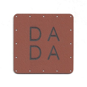 Toppa quadrata da 2 pollici - Toppe in finta pelle