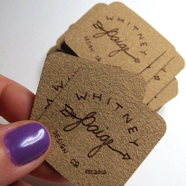 50 - 1.5 x 1.5 Ultrasuede - Ultrasuede Knitting Tags - Care Tags - Washing Instructions