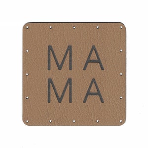 Toppa quadrata da 2 pollici - Toppe in finta pelle