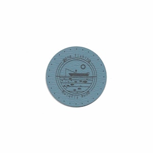 Toppa rotonda da 2 pollici - Toppa in finta pelle