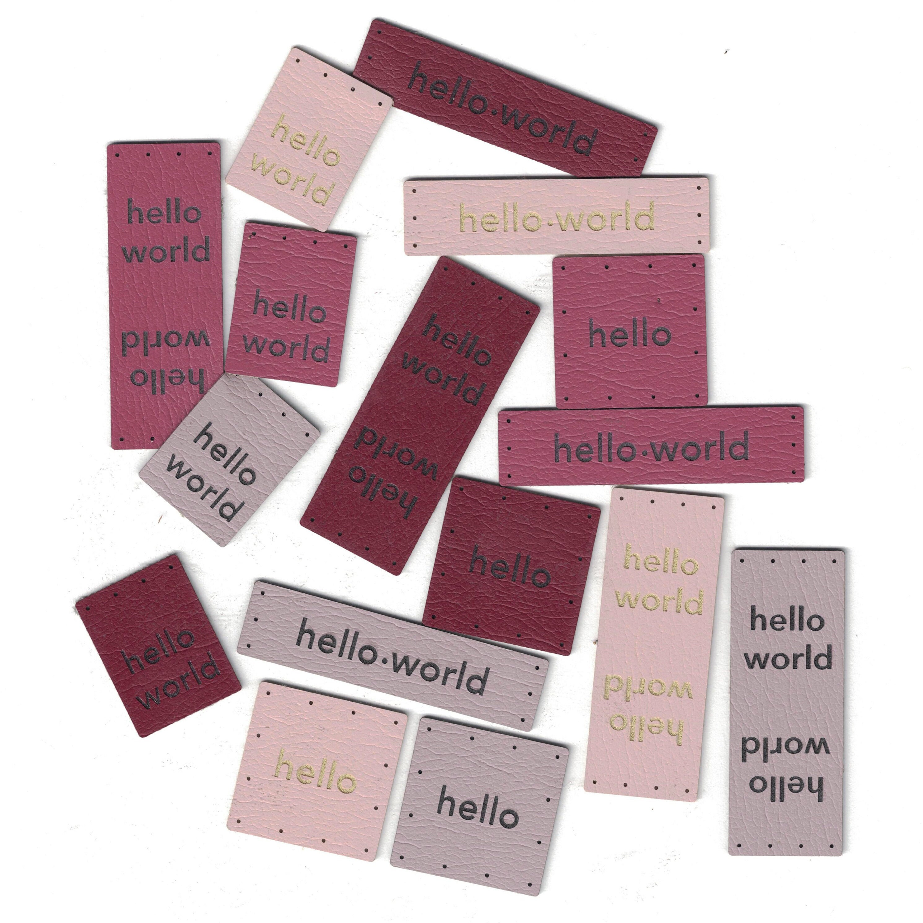 Hello Set - Assorted Set of Tags - Etsy