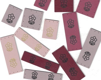 flower set - assorted set of tags