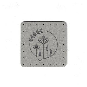1.5 x 1.5 Inch Patch Faux Leather Patches image 1