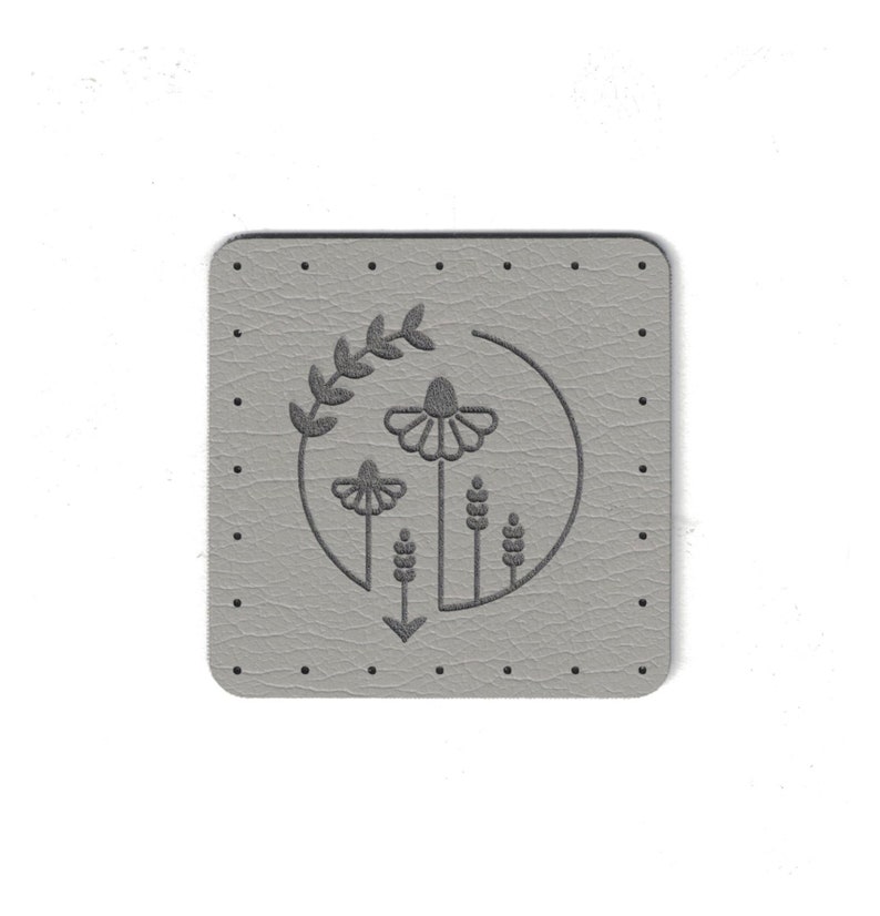 1.5 x 1.5 Inch Patch Faux Leather Patches image 1