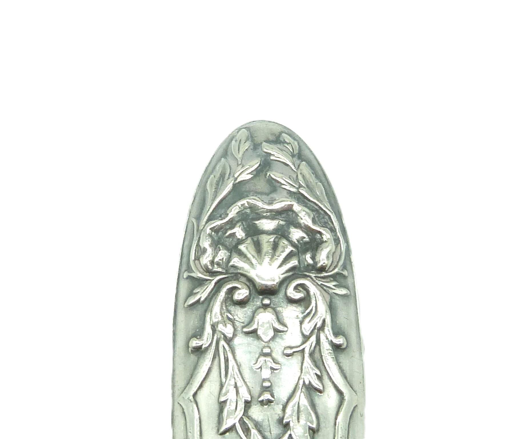 Antique French Silver Letter Seal: Acanthus & Bellflower Wax Stamp - Etsy