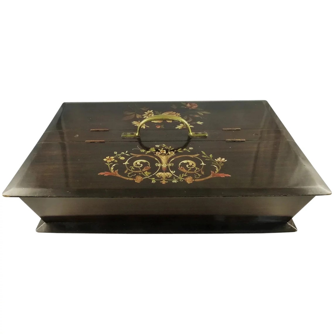 Antique Flatware Storage Box Cutlery Organization English Etsy