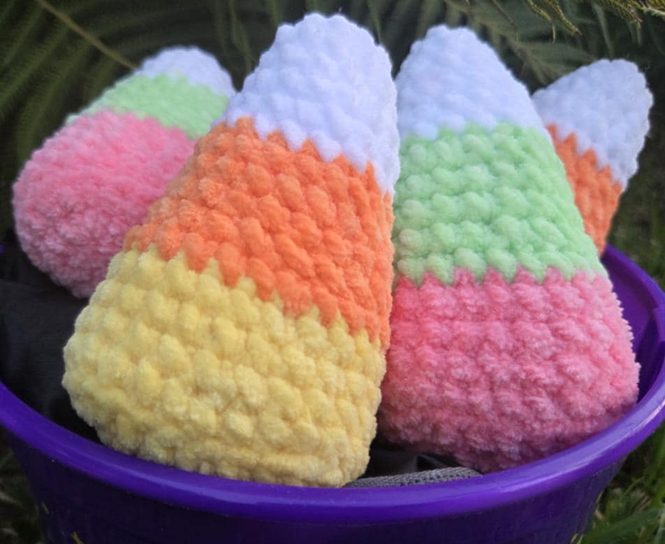 30 Candy Corn Crochet Patterns to Sweeten Your Autumn Decor 19 No-Sew Halloween Candy Corn Pattern