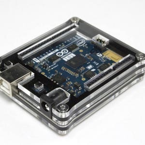 C4Labs Zebra case for Official Intel Arduino 101 - Black Ice