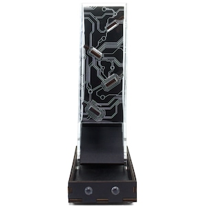 Tall Hi -Tech Laser Etched Dice Tower