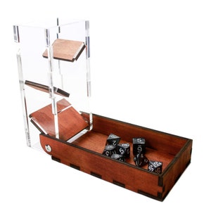C4Labs DrawBridge Dice Tower–Classic~Color Options | DnD Dice Tower | DnD Dice Tray | DnD | DnD Accessories | DnD Gift |Dungeons and Dragons