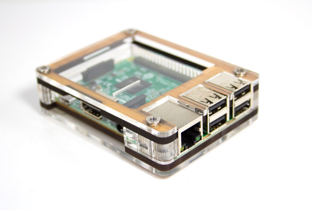 Zebra Rasberry Pi C4labs Zebra Case for Raspberry Pi 3B+, 3, Pi 2 and B+ With Power Cord ...