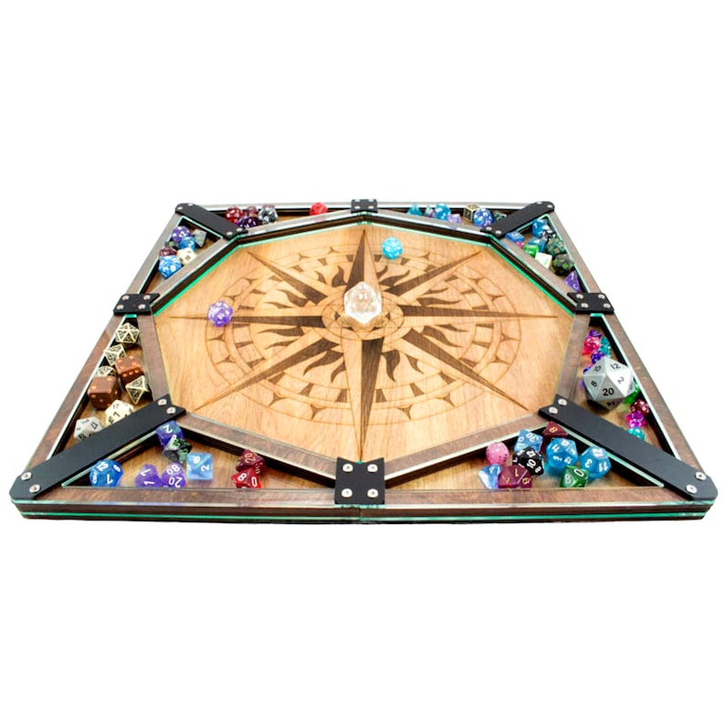 Monumental Compass Dice Tray with Extra Great Max 62% OFF f ~ Corner Storage 2021 model
