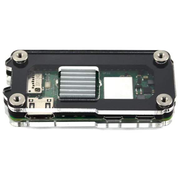 Boîtier Acrylique Transparent Pour Raspberry Pi Zero 2 W - Avec Ventilateur Et Dissipateur - 6