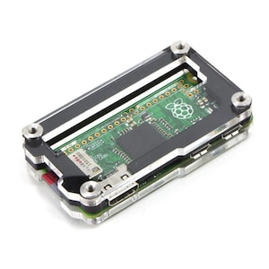 C4Labs Zebra-hölje för Raspberry Pi Zero/Zero med 2 GPIO-åtkomst – färgalternativ