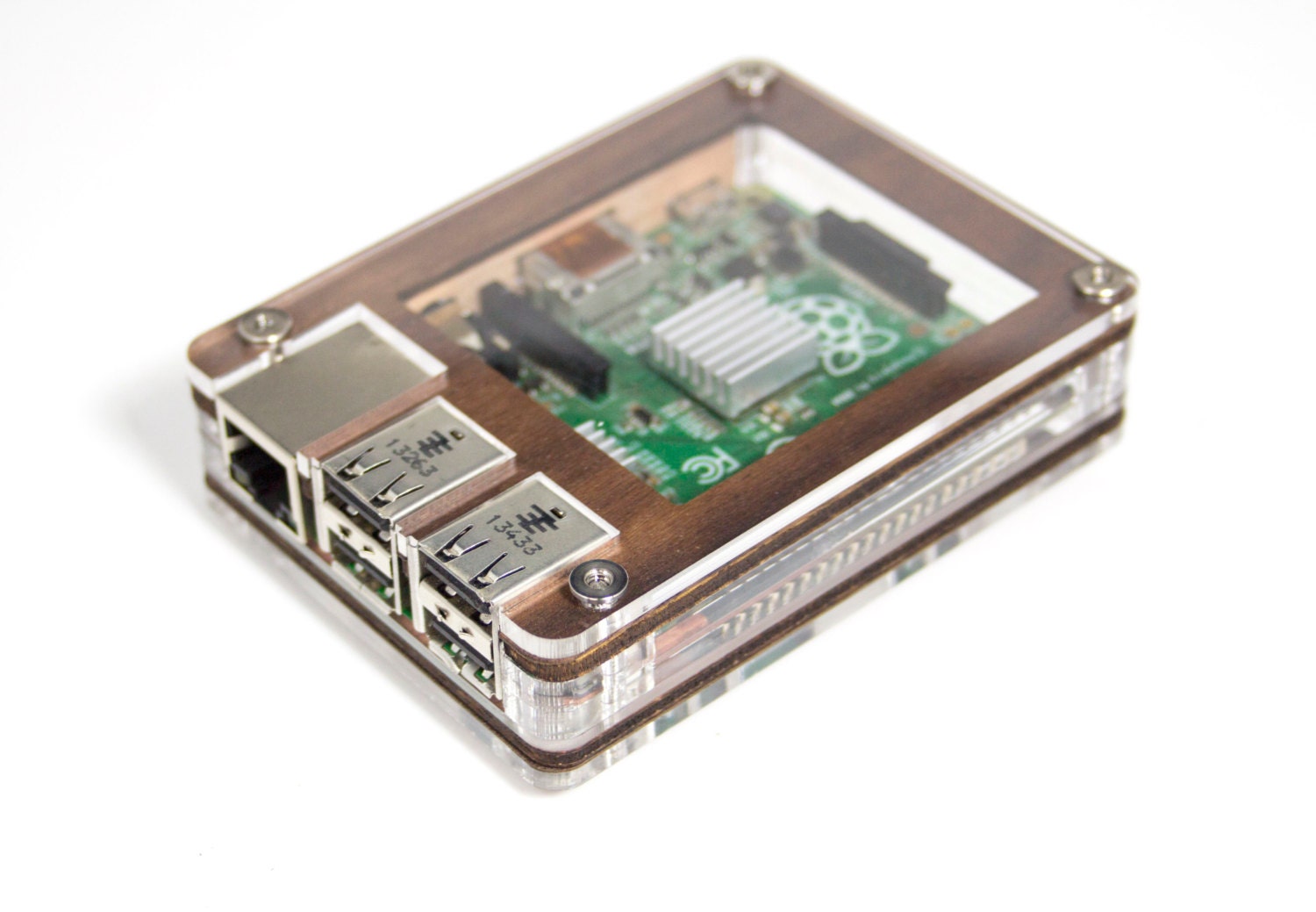 Zebra Rasberry Pi C4labs Zebra Case for Raspberry Pi 3B+, 3, 2 and B+ With Power Cord ...