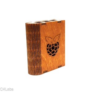 PiBerry Book Case for Raspberry Pi 3B+, 3, Pi2 & B+ -Gunstock Berry