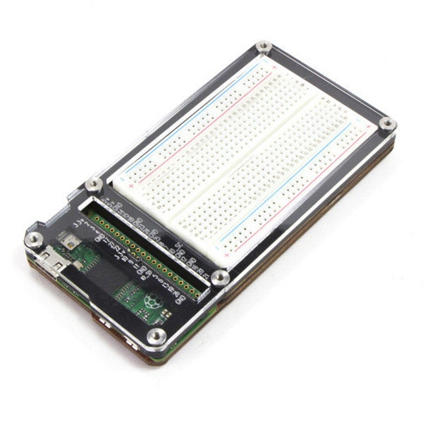 C4Labs Zebra Zero Breadboard Plus für Raspberry Pi Zero/Zero W - Black Ice