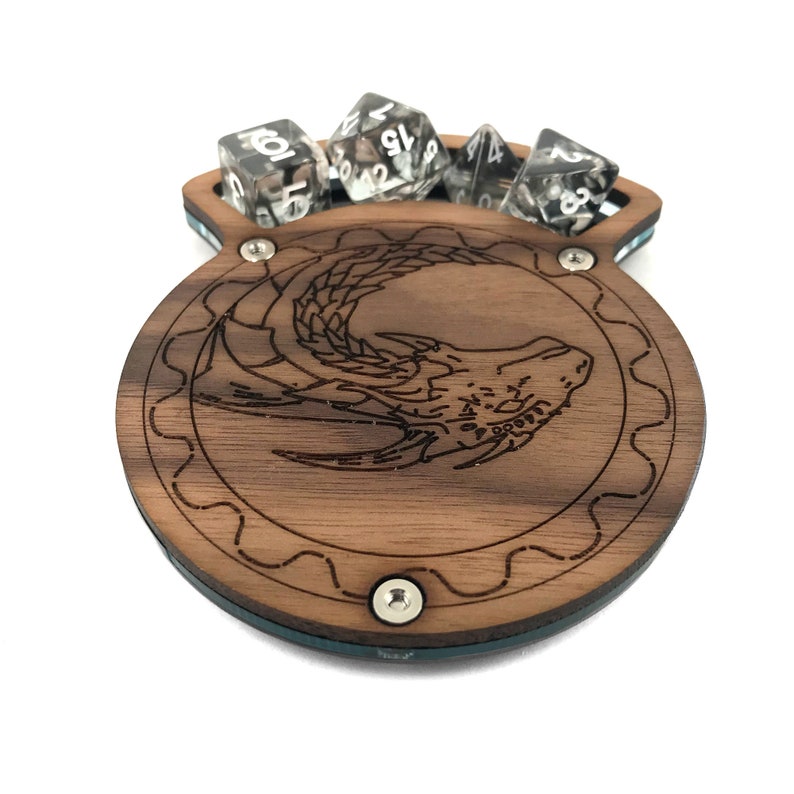 The Original Solid Walnut Top Dice Coasters in 4 styles and 5 Colors image 10