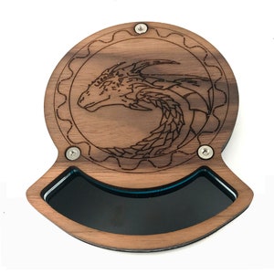 The Original Solid Walnut Top Dice Coasters in 4 styles and 5 Colors image 8