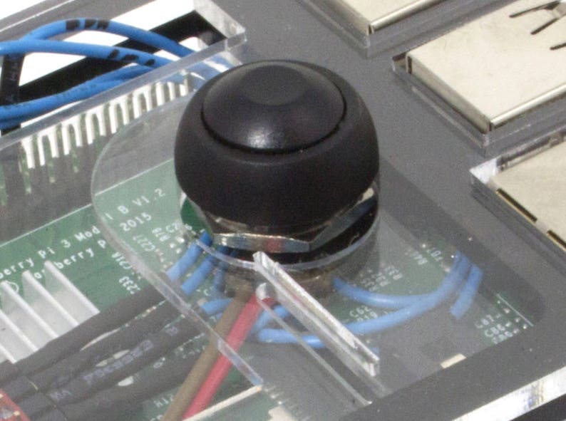 C4labs Zebra Power Button Case Kit for Raspberry Pi 3B and Etsy