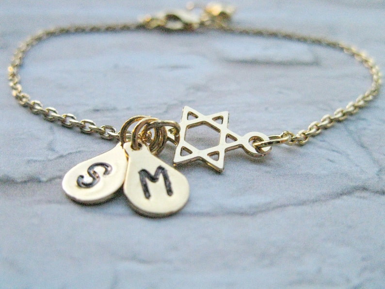 Bat Mitzvah Gift Star of David Bracelet Jewish Star Etsy