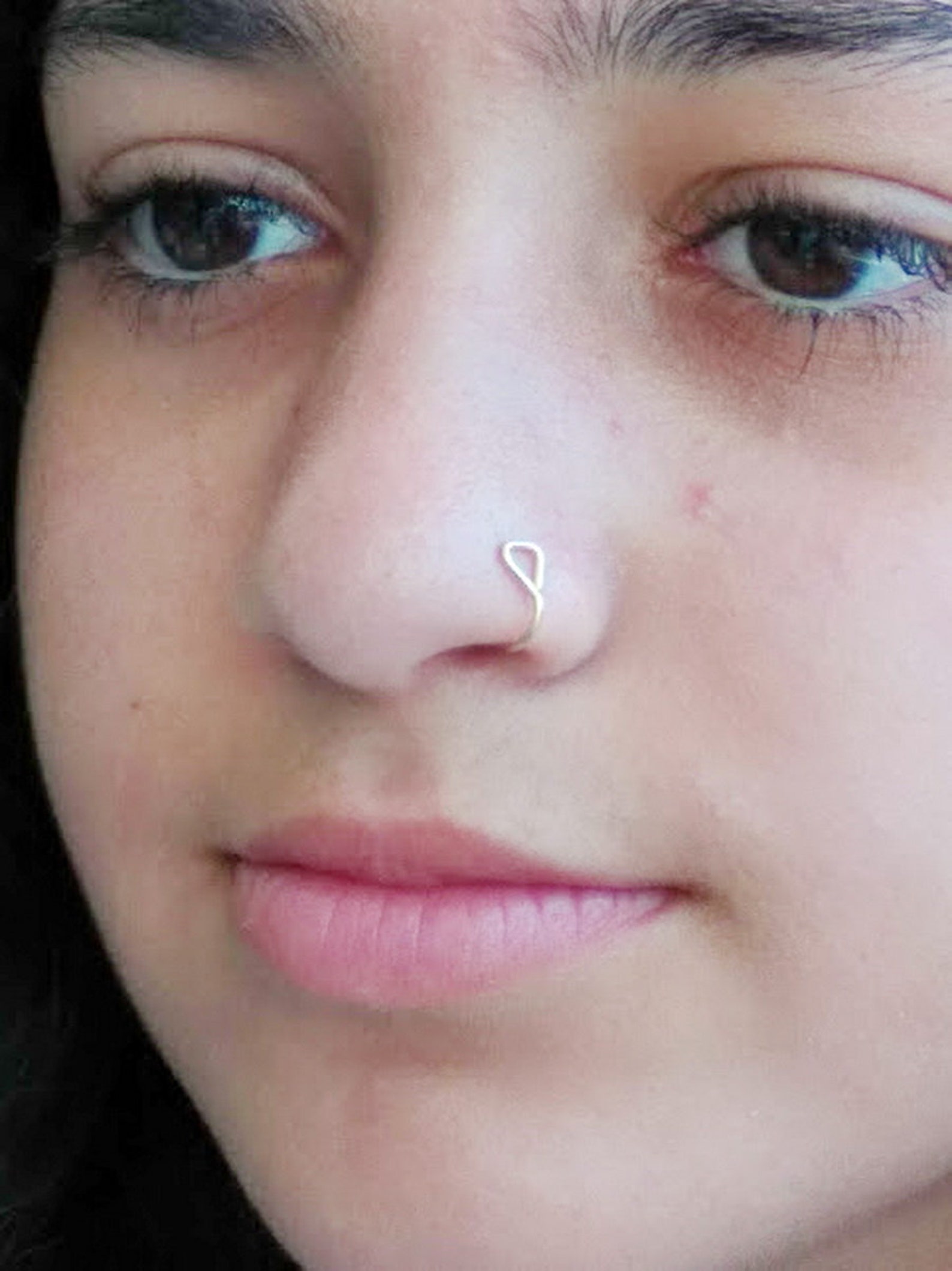 Gold Nose Cuff Fake Gold Septum Ring Triangle Nose Ring Etsy