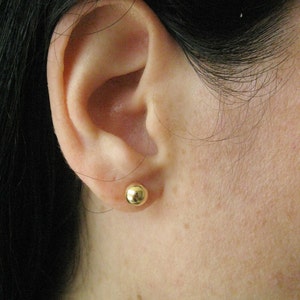 Gold Ball Stud Earrings, Dainty Earrings, Ball Earrings, Gold Ball Stud Earrings, Tiny Stud Earrings, Delicate Earrings, Ball Earring Post,