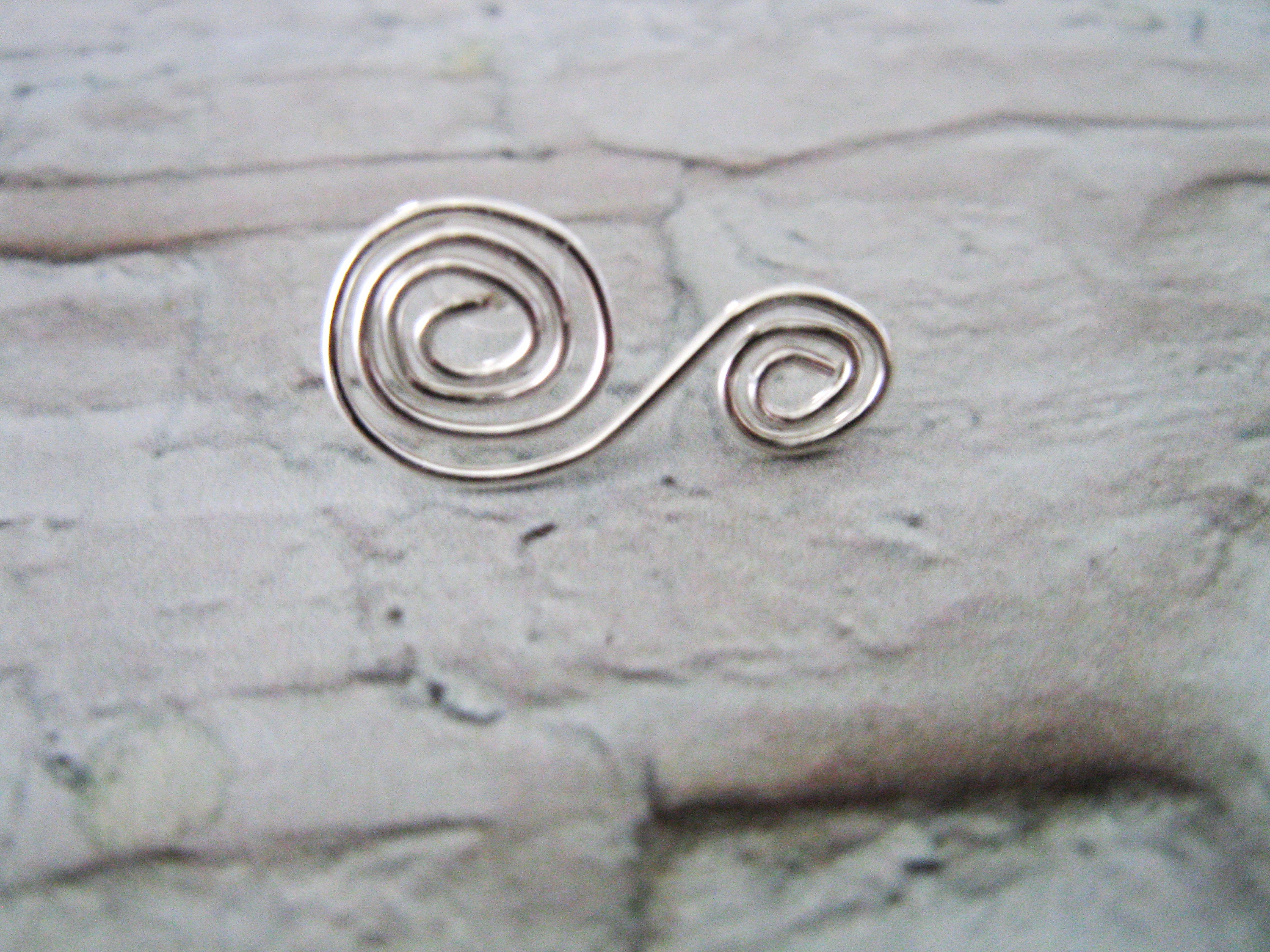 Spiral Climber Earrings Minimalist Earrings Silver Climber - Etsy