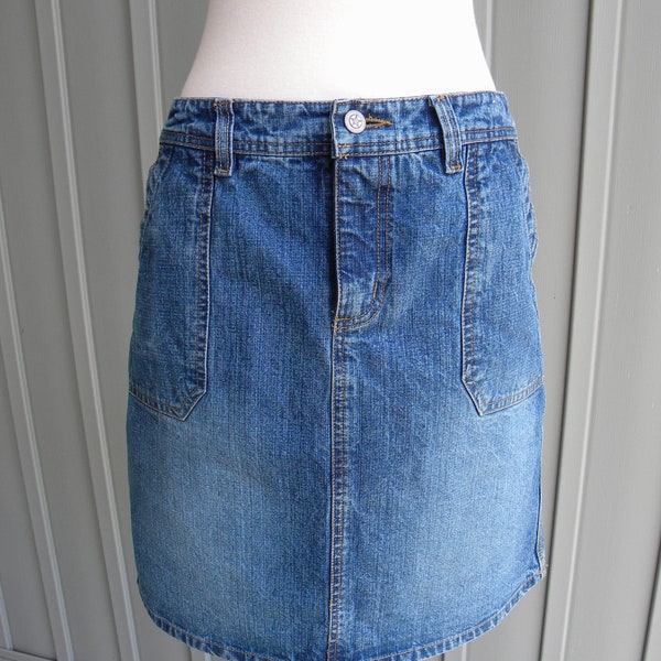 Denim Skirt - Etsy