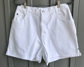 White Levis Denim Shorts 505 Red Tab Size M / AU10 / - Etsy