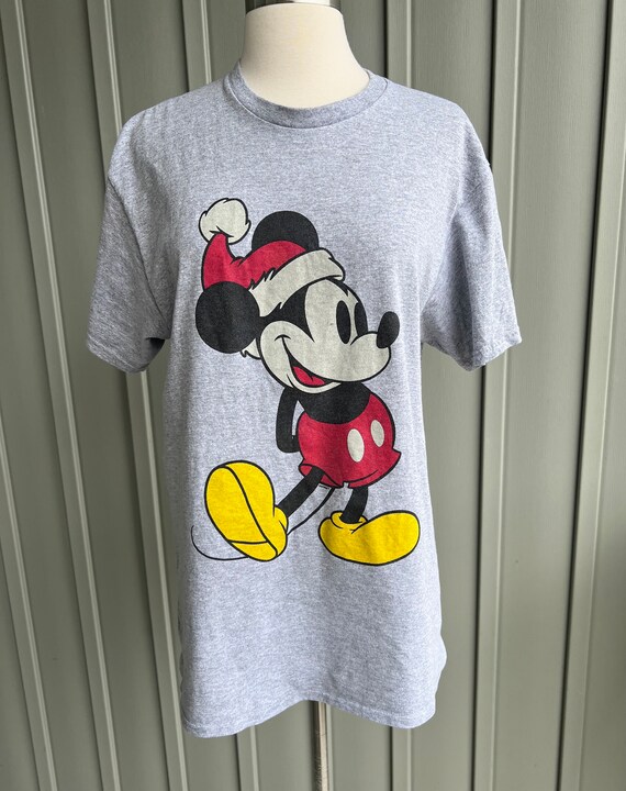 Vintage Mickey Mouse Christmas T Shirt / Mickey M… - image 8