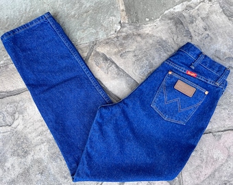 Size 31 Women's Wrangler Jeans / Made in USA / High Waist / Western / Cowboy Jeans / Waist 31 inches